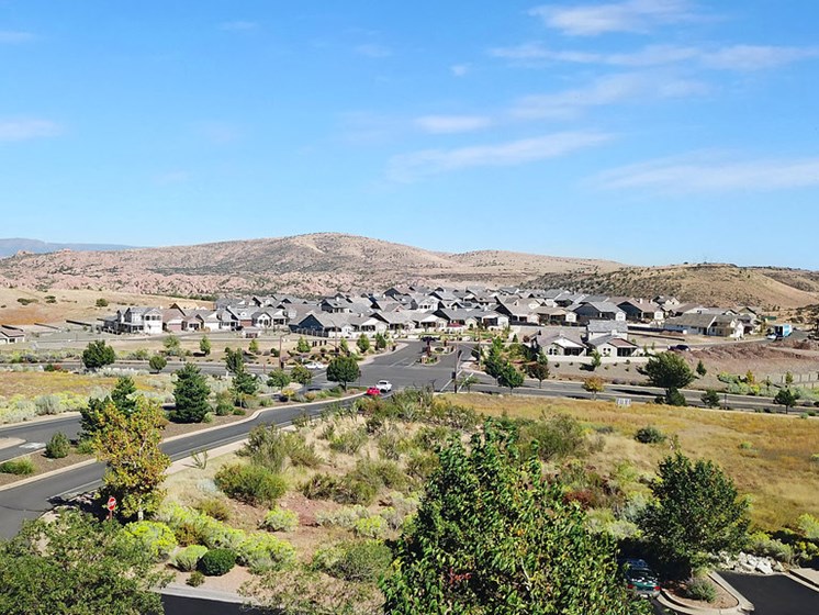 Aerial View of Prescott Lakes Apartments at Prescott Lakes Apartments in Prescott, AZ